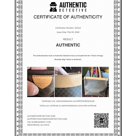 Celine Macadam tote bag-includes COA - Picture 14 of 15